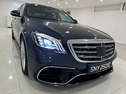 Mercedes Benz S400L R19 LED 2015 Facelift AMGKIT Rear DVD Black